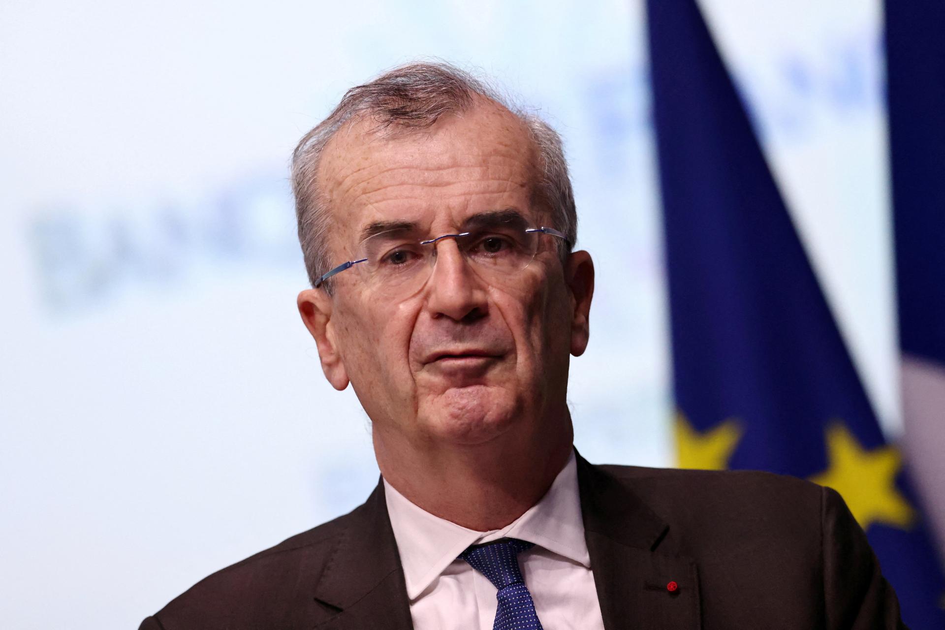 Šéf francúzskej centrálnej banky odmietol návrh na zvýšenie inflačného cieľa