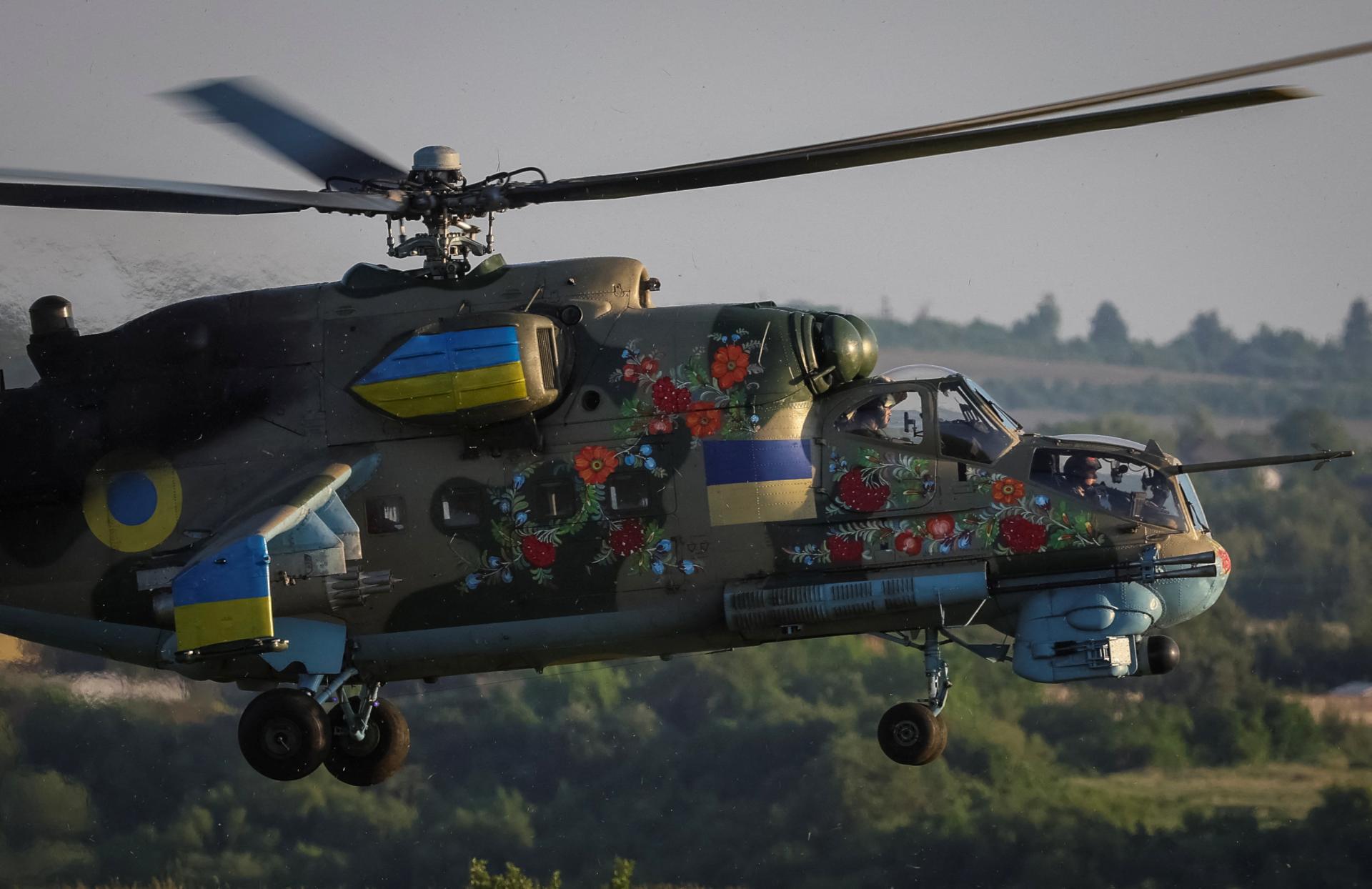 Poľsko tajne poslalo Ukrajine bojové vrtuľníky Mi-24