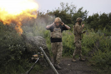 Ukrajinský vojak z 3. samostatnej útočnej brigády. FOTO: TASR/AP

