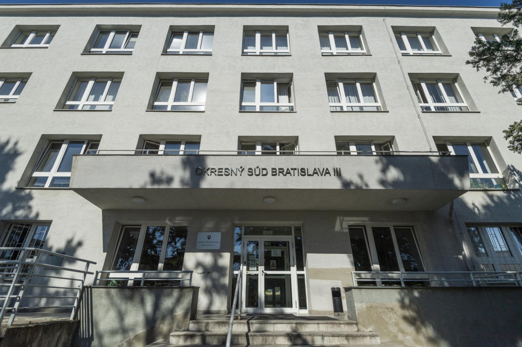 Na snímke budova, v ktorej sídlil Okresný súd Bratislava III.

FOTO: TASR/J. Novák