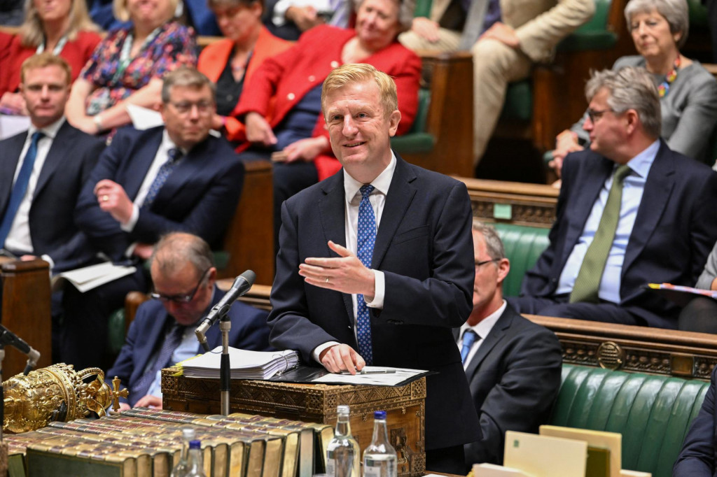 Britský vicepremiér Oliver Dowden. FOTO: Reuters/UK Parliament