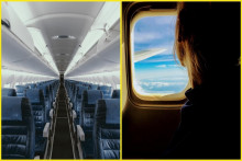 Žena cestovala lietadlom úplne sama