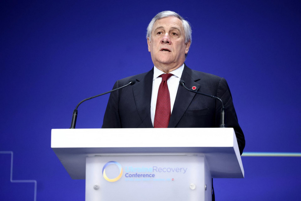Taliansky vicepremiér a minister zahraničných vecí Antonio Tajani. FOTO: Reuters