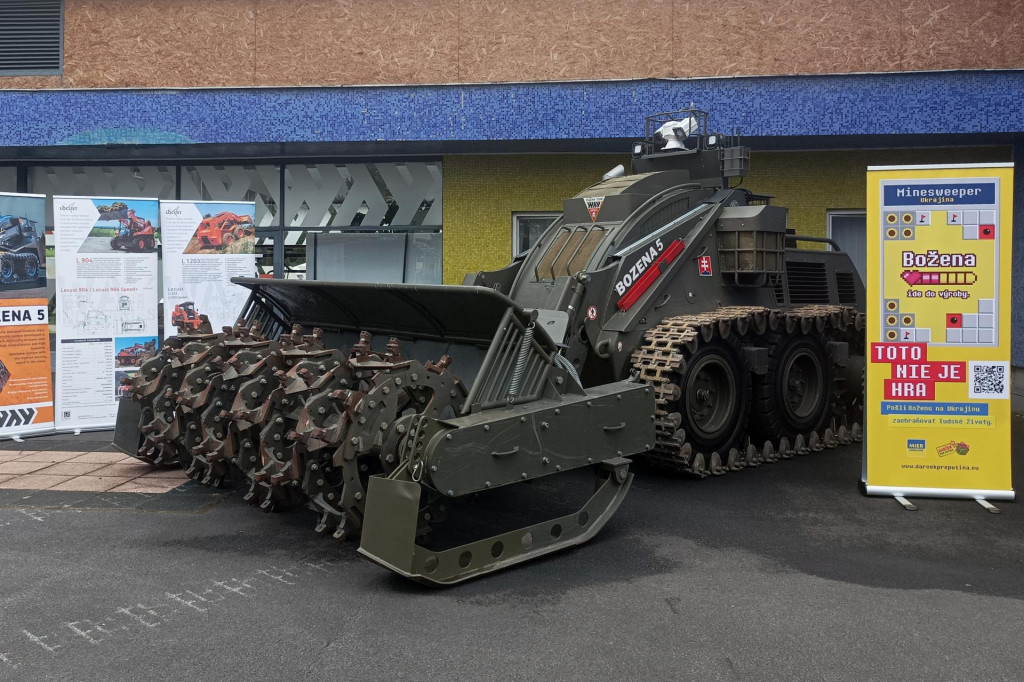 Odmínovacie zariadenie Božena 5. FOTO: TASR/Jozef Poliak