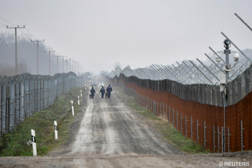 Srbsko - Maďarská hranica. FOTO: Reuters