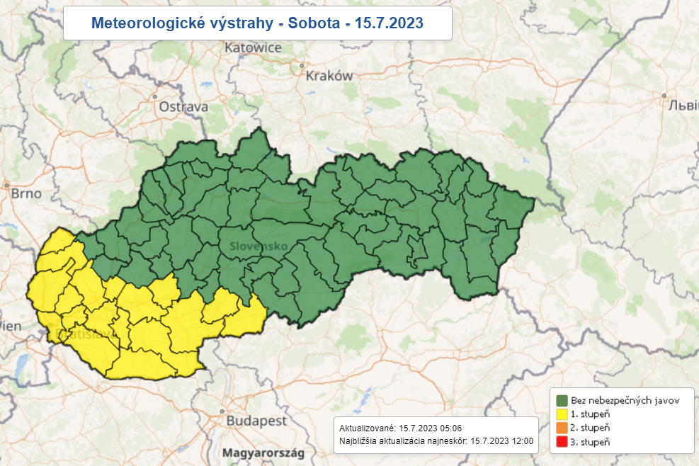 Pozor na horúčavy. Na západnom Slovensku sa môžu teploty vyšplhať až na 34 stupňov