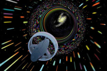 Vízia NASA o cestovaní červími dierami z roku 1998