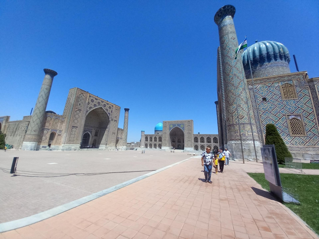 Uzbecký Samarkand patrí medzi obľúbené lokality najmä pre tvorcov historických filmov. FOTO: HN/Pavel Novotný