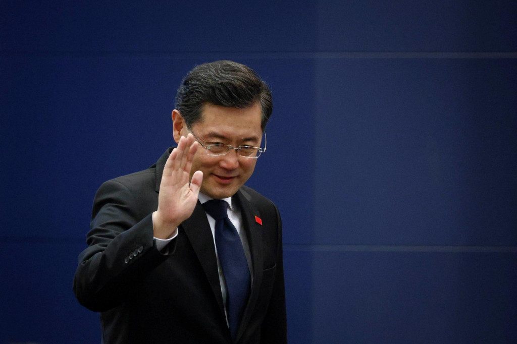 Čínsky ministra zahraničia Čchin Kang. FOTO: Reuters
