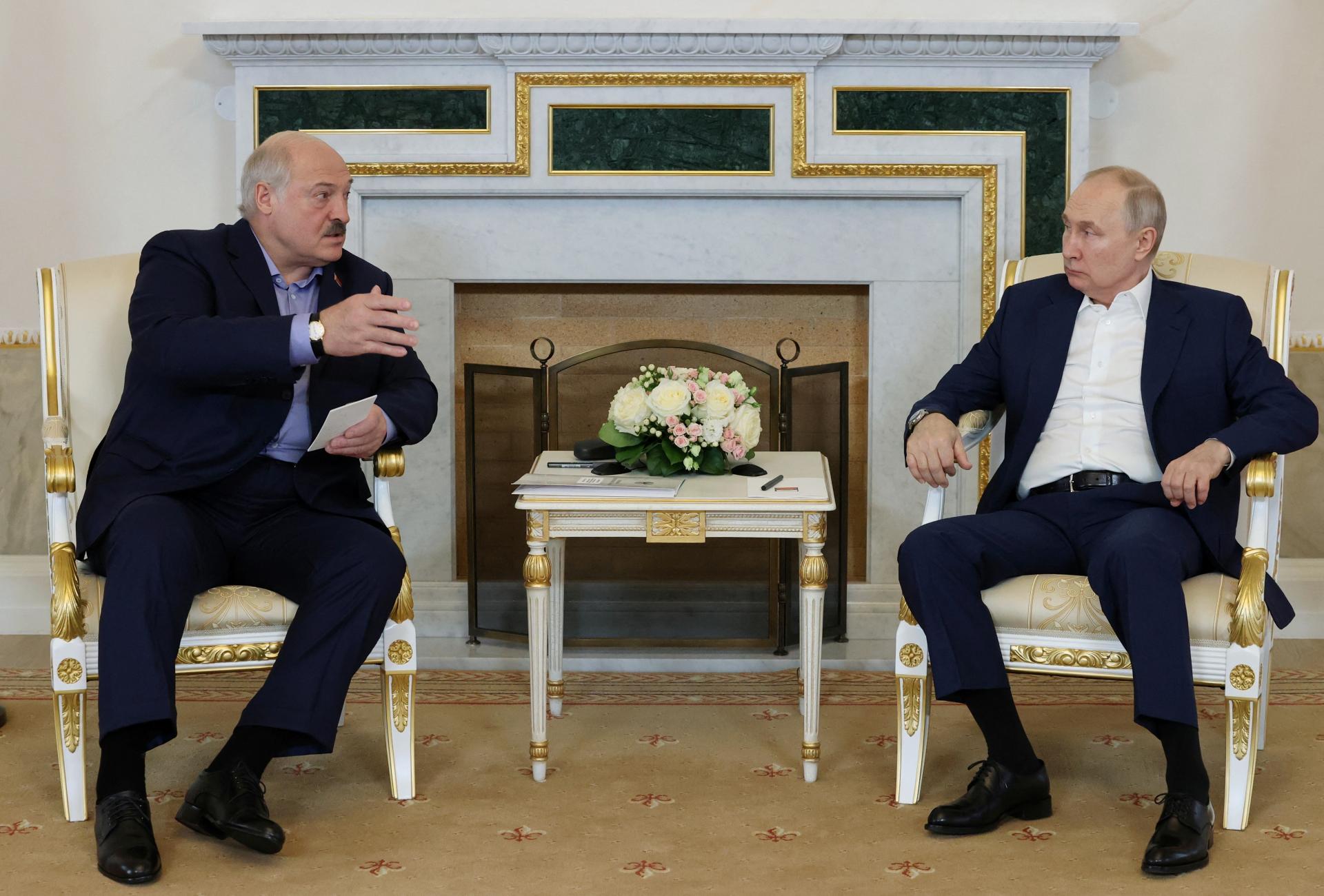 Putin sa stretol s Lukašenkom: Ukrajinská protiofenzíva zlyhala, vyhlásil ruský prezident