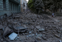 Útok v Odese. FOTO: Reuters