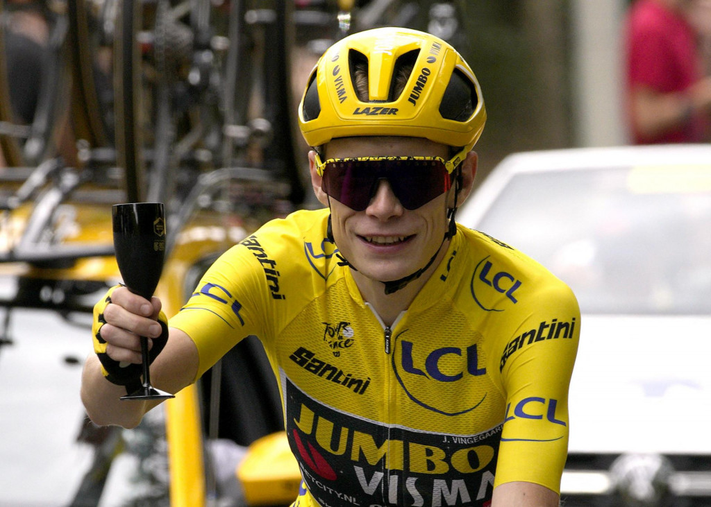 Víťaz tohtoročnej Tour de France Jonas Vingegaard. FOTO: Reuters