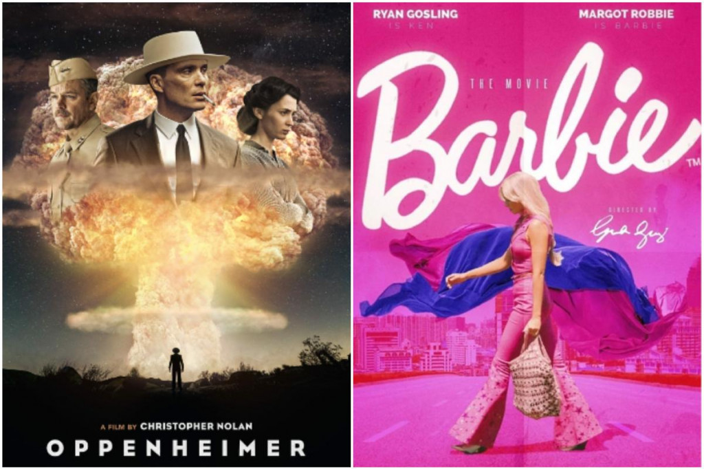 Filmy Oppenheimer a Barbie majú za sebou úspešný premiérový víkend.