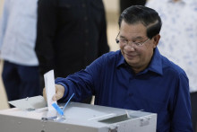 Kambodžský premiér Hun Sen. FOTO: TASR/AP