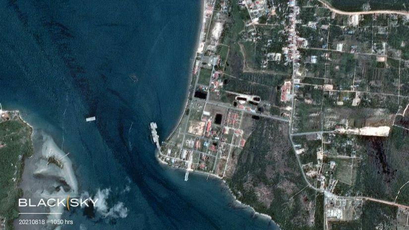 Kontroverzná námorná základňa v Kambodži je takmer hotová, podľa Washingtonu ju bude používať Čína