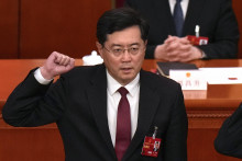 Bývalý čínsky minister zahraničných vecí Čchin Kang. FOTO TASR/AP
