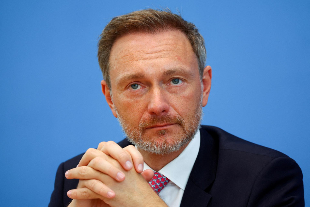 Nemecký minister financií Christian Lindner. FOTO: Reuters