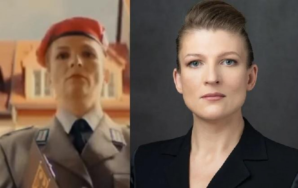 Rusk&aacute; herečka Julia Mandriko. FOTO: Twitter/Mark Krutov