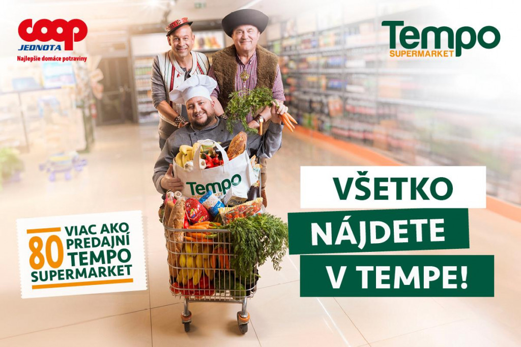 Nová kampaň pre sieť Tempo supermarket.