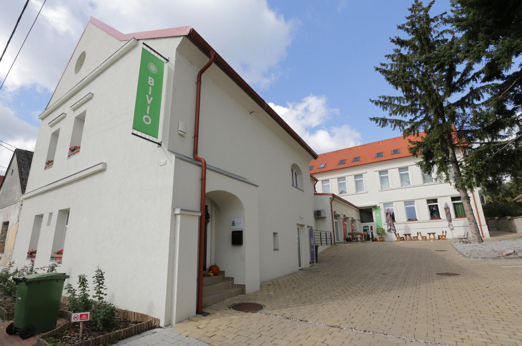Centrum BIVIO - registrovaný sociálny podnik v bratislavskej Rači. FOTO: HN/Peter Mayer
