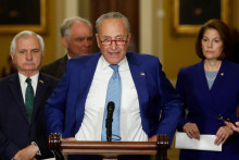 Šéf väčšiny v Senáte USA Chuck Schumer. FOTO: Reuters