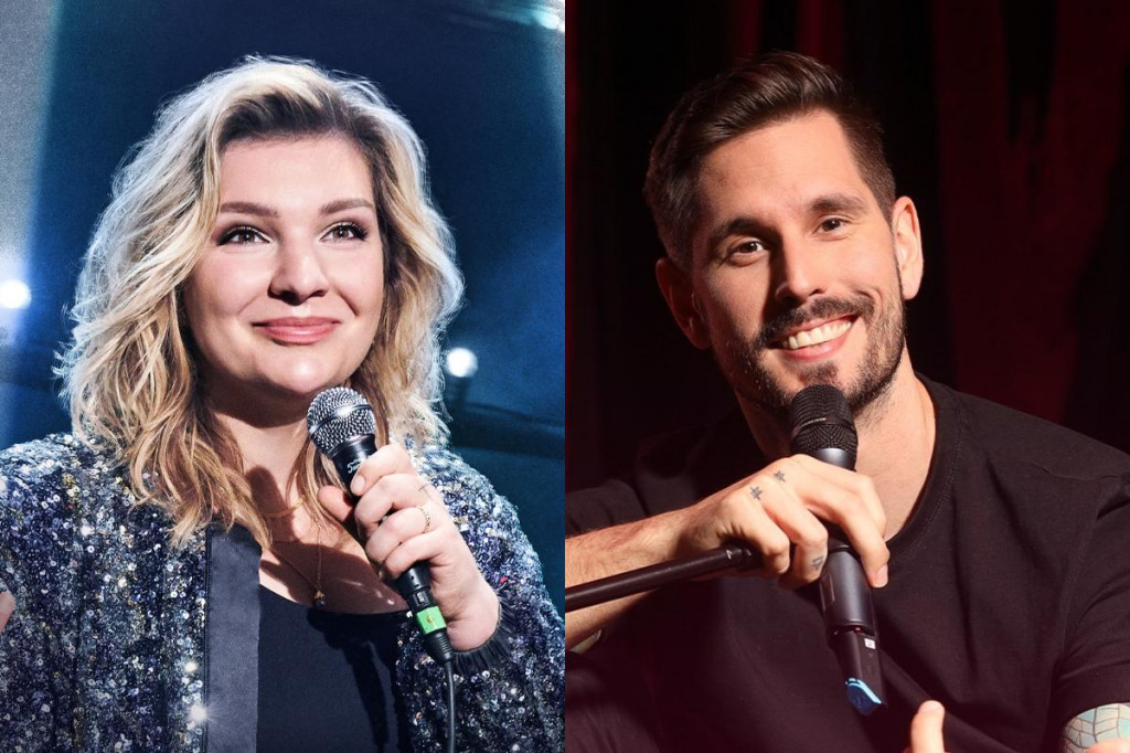 Úspešní stand-up komici Simona Salátová a Jakub Zitron Ťapák.