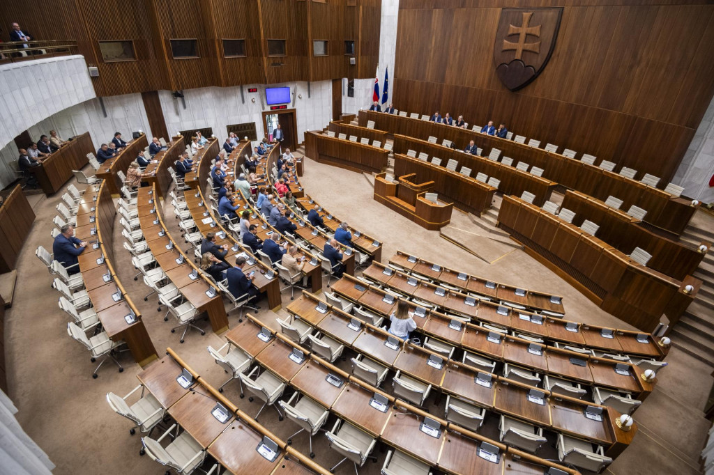 Na snímke rokovacia sála Národnej rady SR. FOTO: TASR/Jaroslav Novák