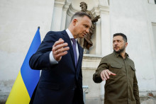 Podľa poradcu poľského prezidenta Andrzeja Dudu by Kyjev mal oceniť úlohu, ktorú v posledných mesiacoch a rokoch pre Ukrajinu hralo Poľsko. FOTO: Reuters