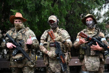 Vojaci z Wagnerovej skupiny. FOTO: Reuters