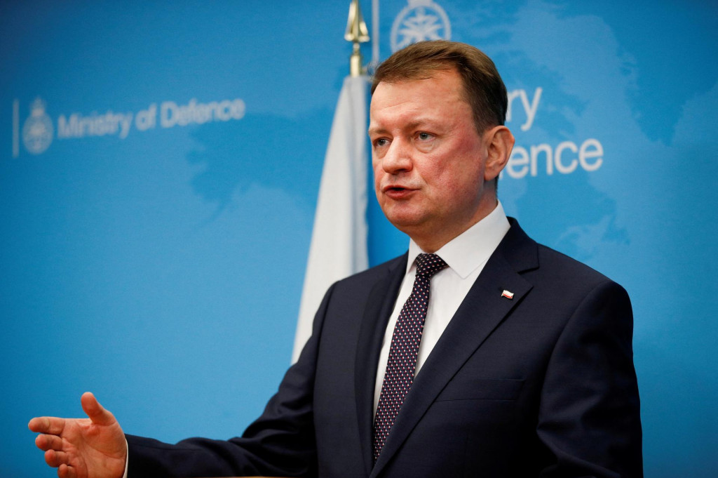 Poľský minister národnej obrany Mariusz Blaszczak. FOTO: Reuters