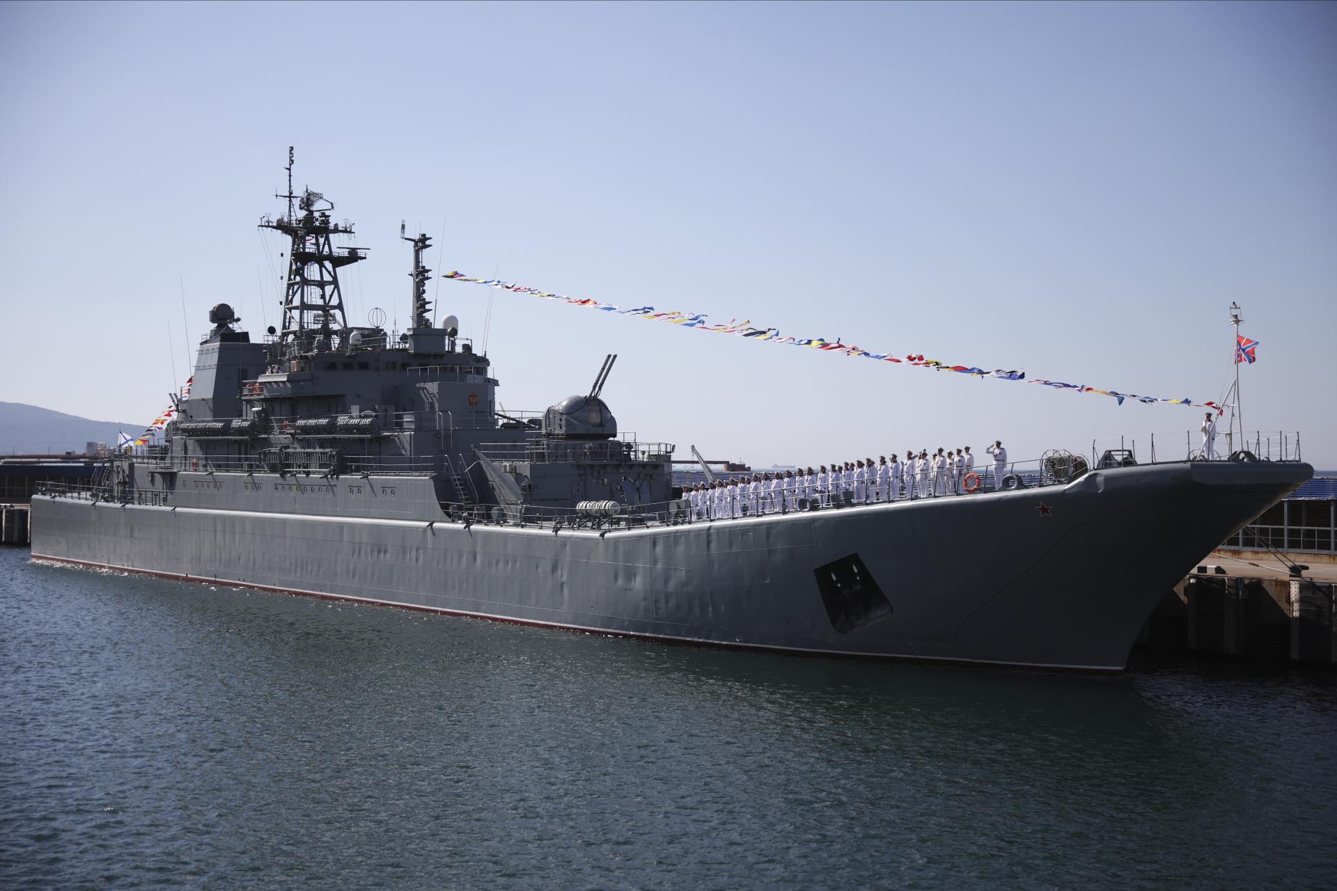 Útok na ruskú výsadkovú loď je pre Moskvu 