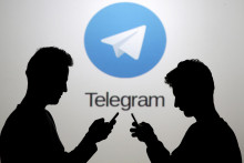 Logo aplikácie Telegram. FOTO: Reuters