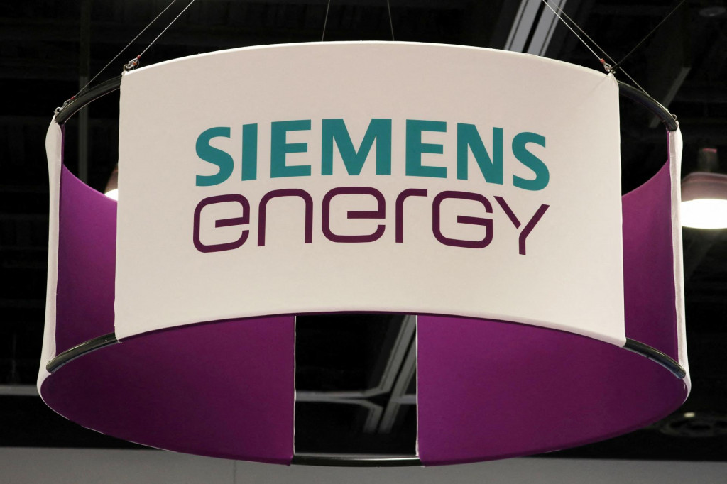 Logo spoločnosti Siemens Energy. FOTO: Reuters