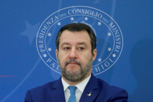 Podpredseda talianskej vlády a minister infraštruktúry a dopravy Matteo Salvini. FOTO: REUTERS