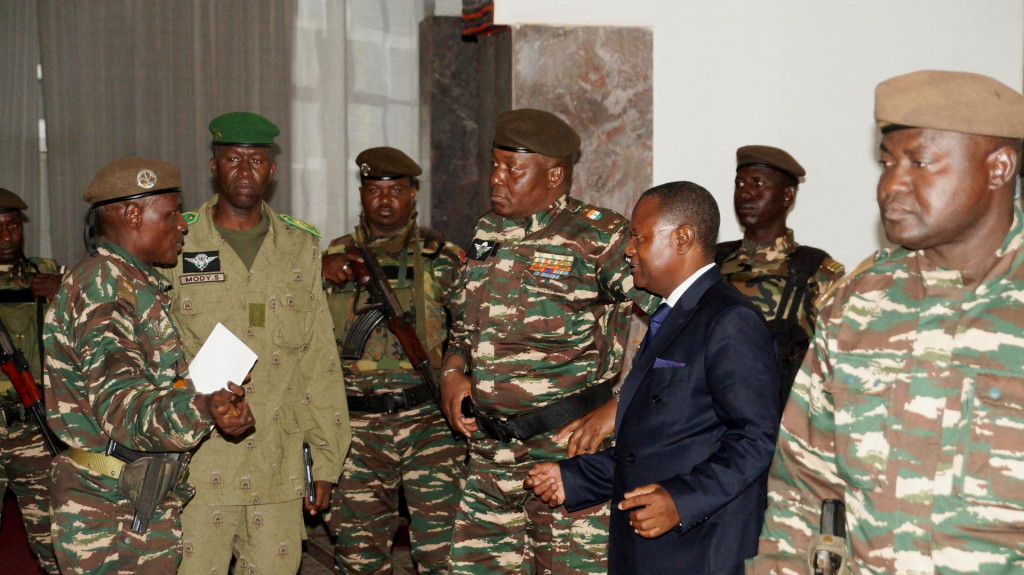 Generál Abdourahmane Tiani, ktorého vodcovia prevratu vyhlásili za novú hlavu štátu Niger. FOTO: Reuters