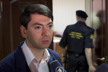Spolupredseda nezávislého hnutia na ochranu práv voličov Golos Grigorij Meľkoňjanc. FOTO: TASR/AP