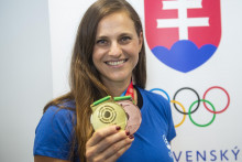 Danka Barteková vybojovala na MS v Baku zlatú medailu v skeete a aj bronz v tímovej súťaži. FOTO: TASR/J. Kotian