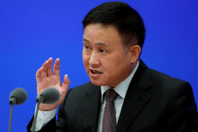 Viceguvernér Ľudovej banky Číny Pan Gongsheng. FOTO: Reuters