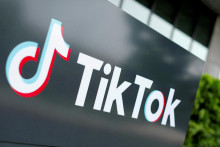 Logo spoločnosti Tiktok. FOTO: Reuters