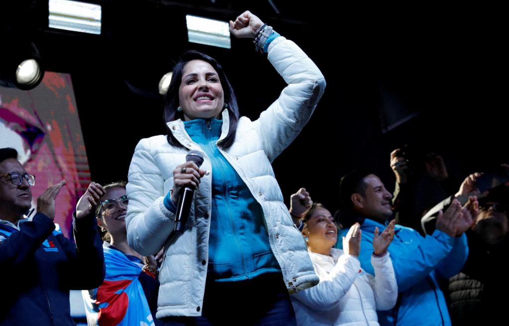 Ekvádorská kandidátka na prezidentku Luisa Gonzalezová. FOTO: Reuters