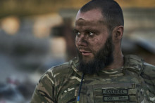 Ukrajinský vojak. FOTO TASR/AP