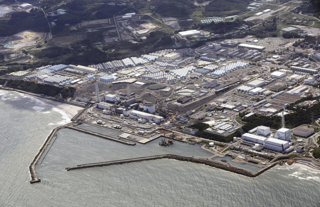 Na leteckej snímke jadrová elektráreň Fukušima Daiči na severe Japonska.