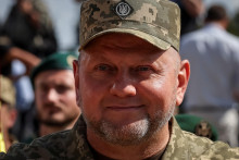 Veliteľ ukrajinskej armády Valerij Zalužnyj. FOTO: Reuters