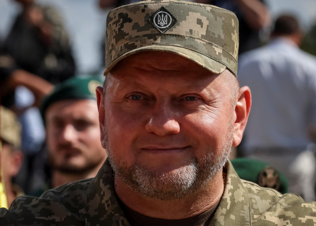 Veliteľ ukrajinskej armády Valerij Zalužnyj. FOTO: Reuters