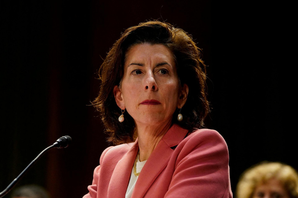 Ministerka obchodu USA Gina Raimondo. FOTO: Reuters