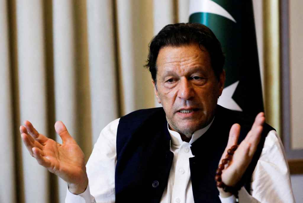 Pakistanský expremiér Imran Chán. FOTO: Reuters
