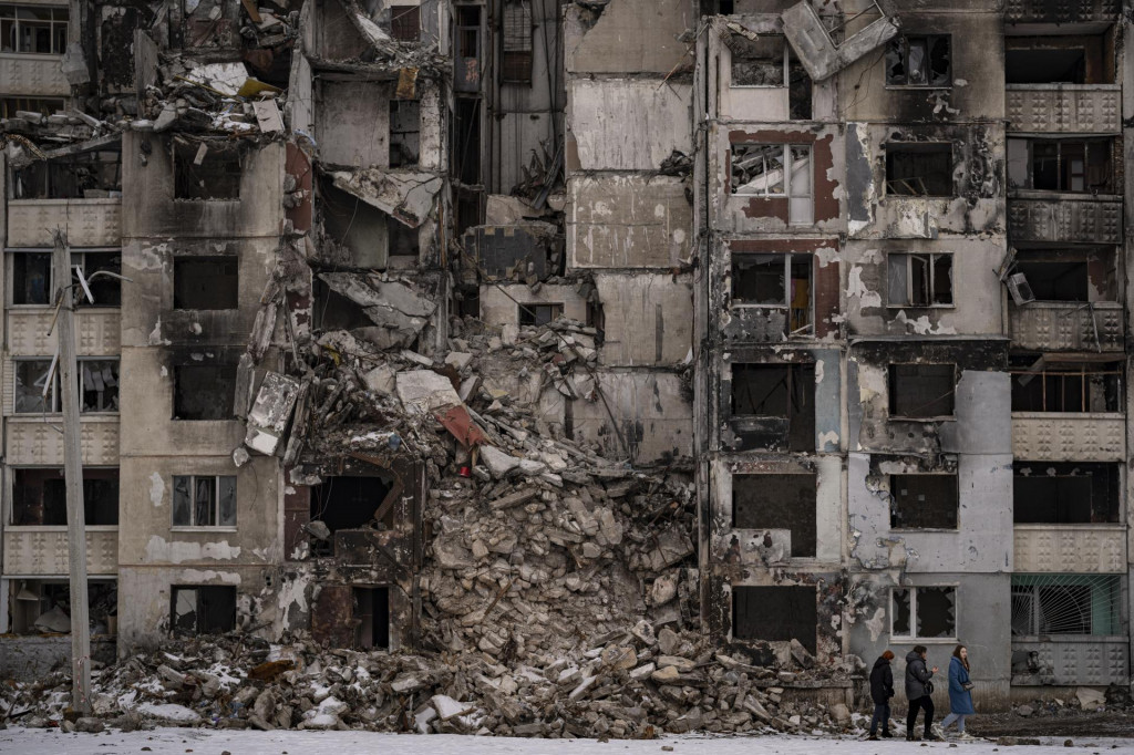 Zničený Charkov. FOTO: Reuters