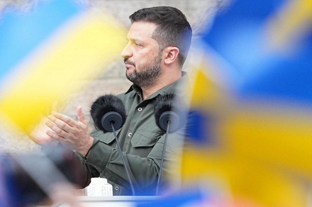 Ukrajinský prezident Volodymyr Zelenskyj. FOTO: TASR/AP