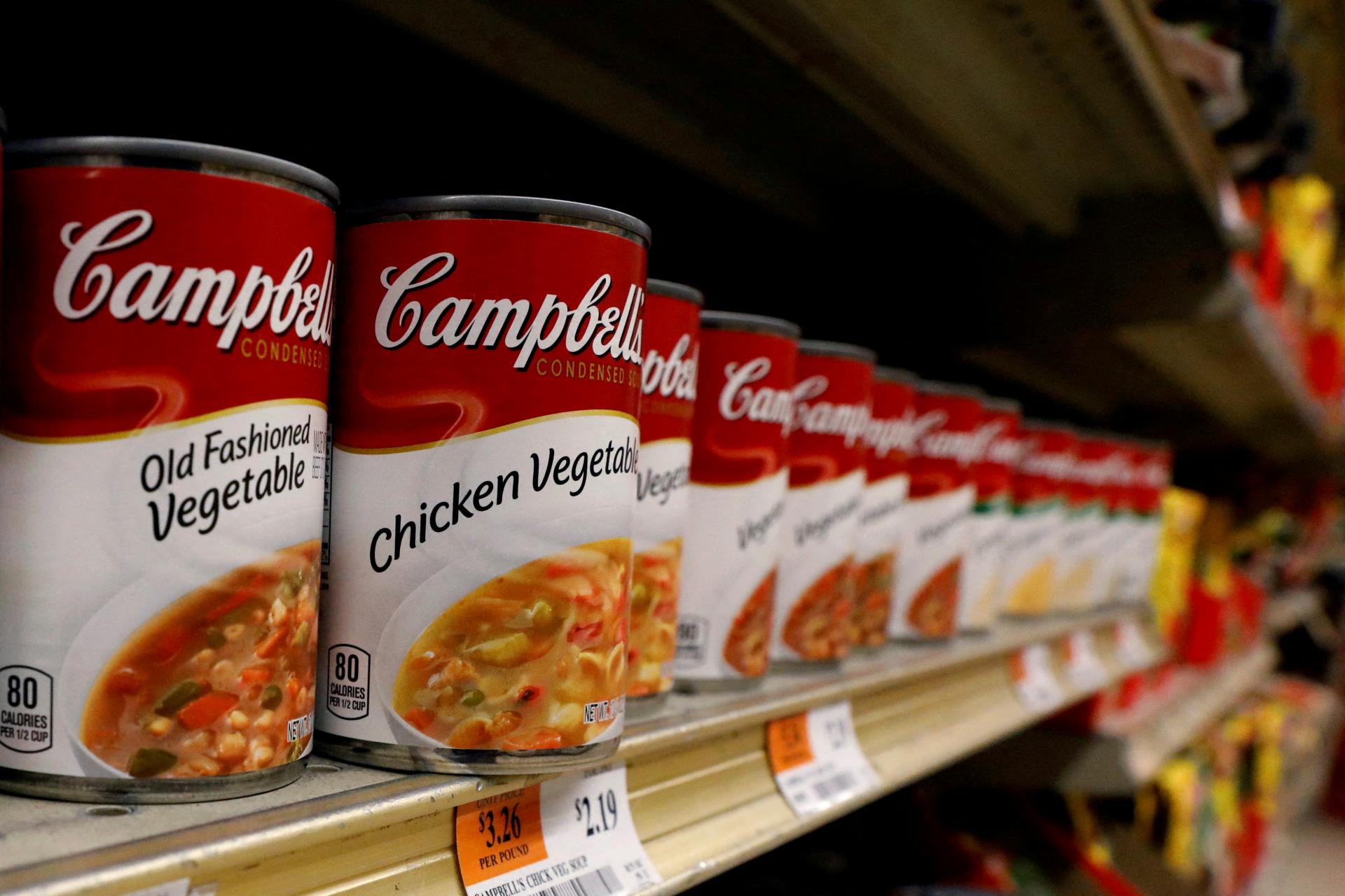 Zisk svetového producenta polievok Campbell Soup prudko vzrástol