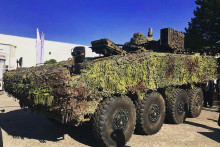 Prototyp bojového obrneného vozidla 8x8 z roku 2018. FOTO: TASR/MO SR